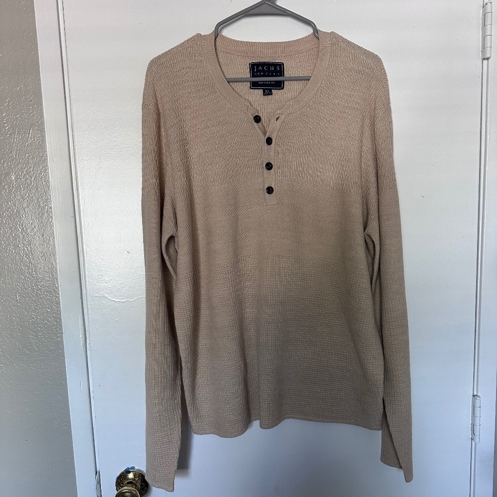 Jachs Beige Sweater Size XL